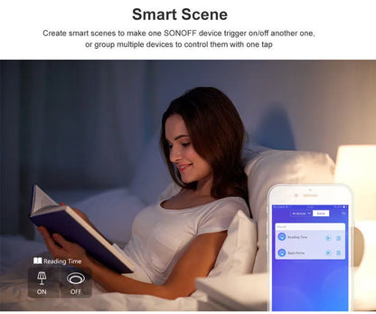Smart wall switch with tempered glass panel, touch control, 220-250V 10A, 120mm mounting hole distance