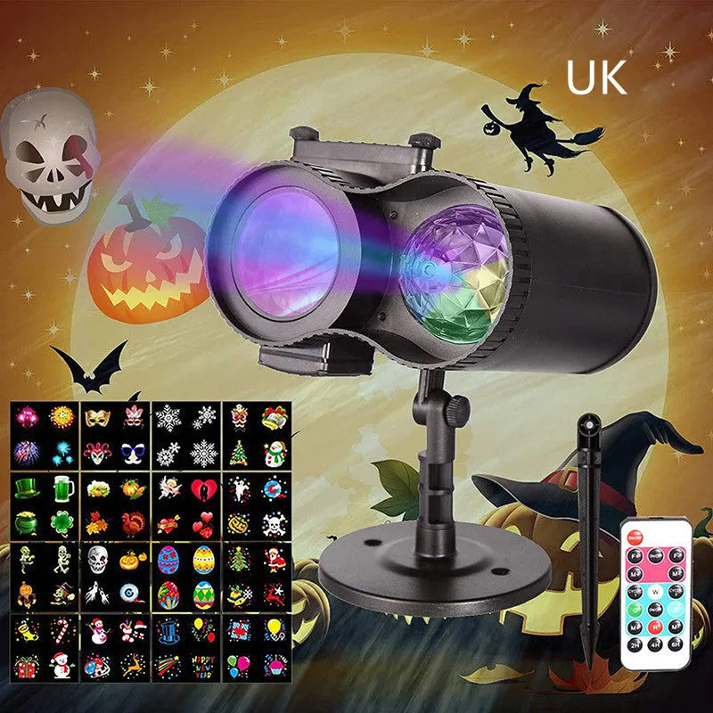 Outdoor waterproof double tube animated watermark light with IP65 rating and soft LED illumination
