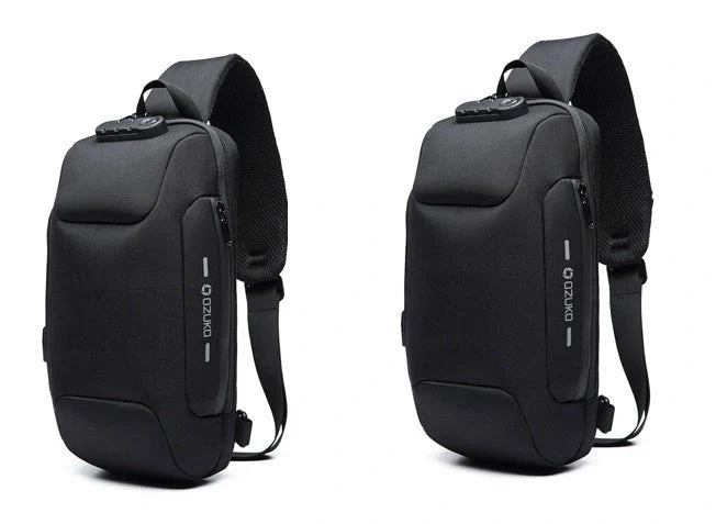 Multifunctional Anti-Theft Waterproof Chest Bag with USB in various colors