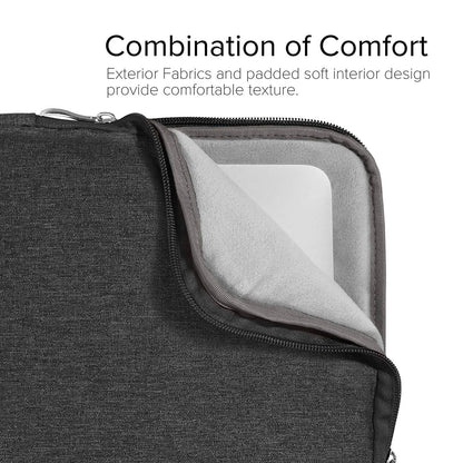 Canvas tablet case handbag in grey colour with thicken anti-fall protection for student Pro 12.9 devices