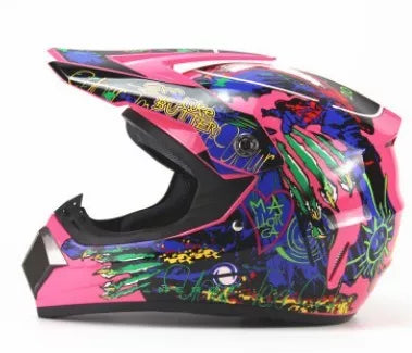 Four seasons mountain bike cross-country motorcycle helmet with high-density foam lining