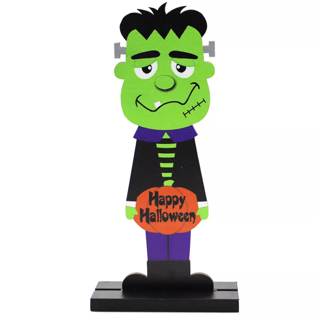 Halloween Pumpkin Man Witch Table Decoration in premium plywood with unique pavilions design