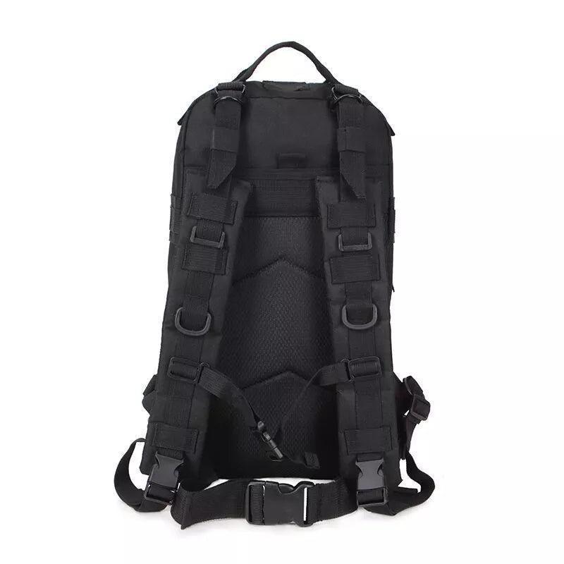 Camouflage outdoor backpack with durable 600D encrypted Oxford cloth, spacious for computers and clothes