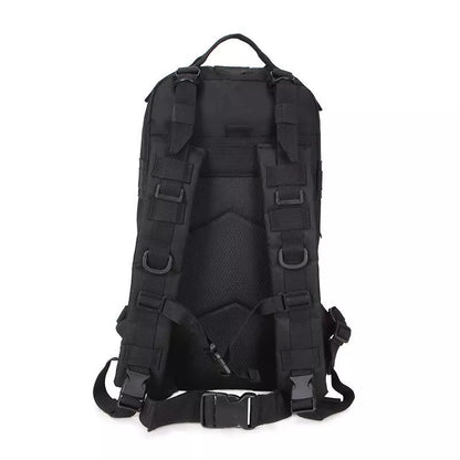 Camouflage outdoor backpack with durable 600D encrypted Oxford cloth, spacious for computers and clothes