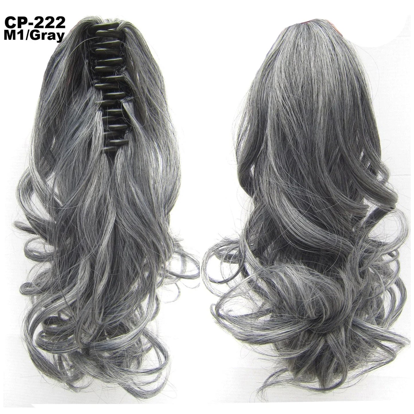 Stylish ponytail hair extension with natural-looking synthetic fibers for comfortable all-day wear