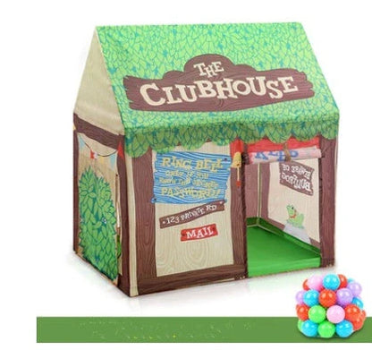 Children's play tent with transfer printing decoration measuring 120cm wide by 120cm deep by 110cm high