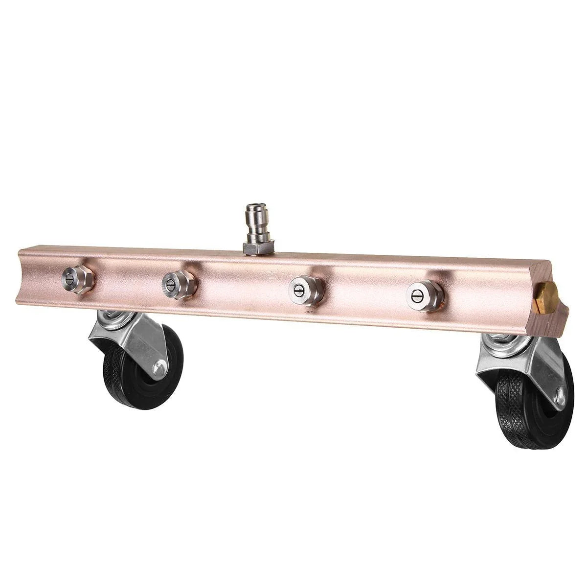 Powerful car undercarriage cleaning brush with extension rods for thorough and convenient car detailing