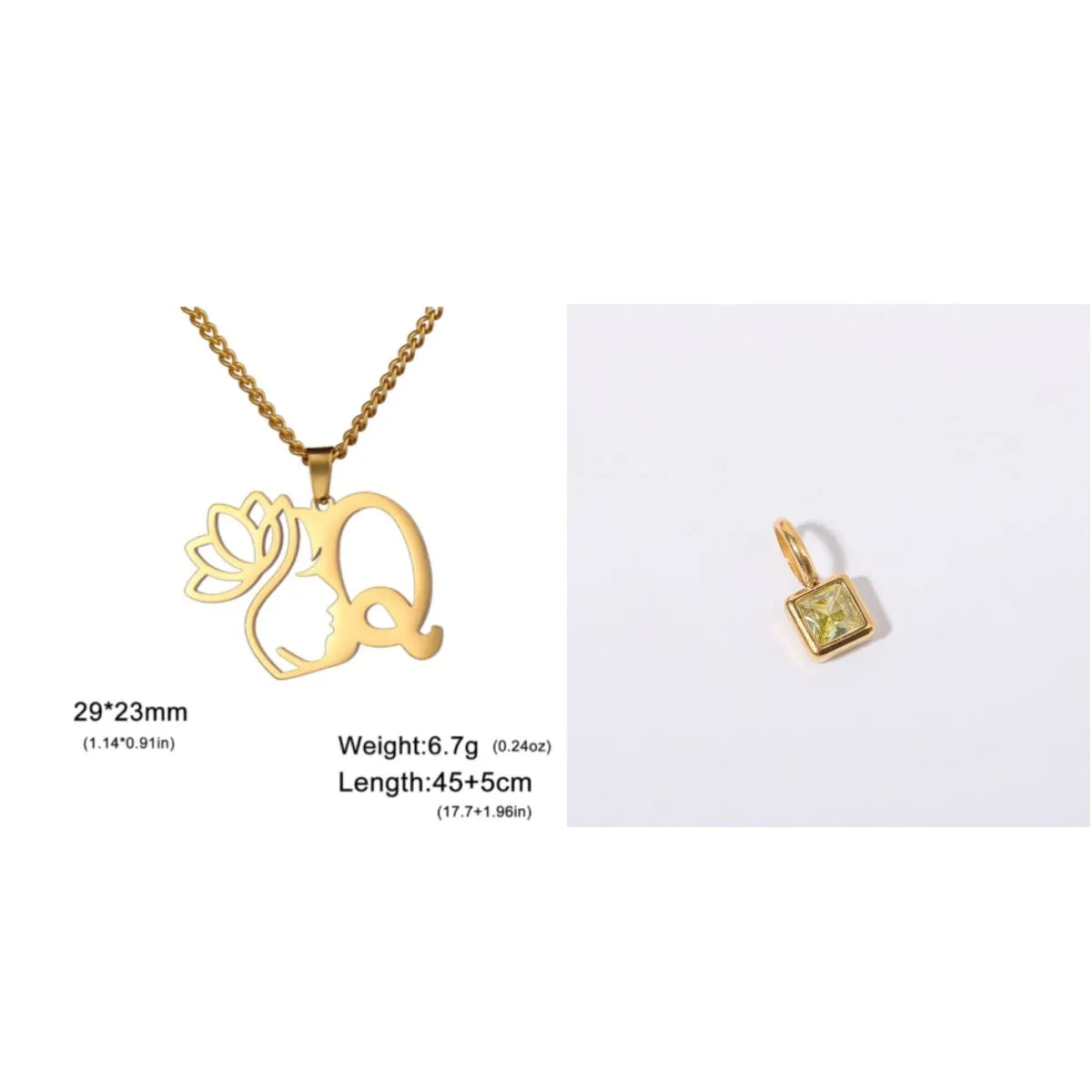 Stainless steel fashion necklace with geometric cross chain design and electroplated finish in gold or silver colour
