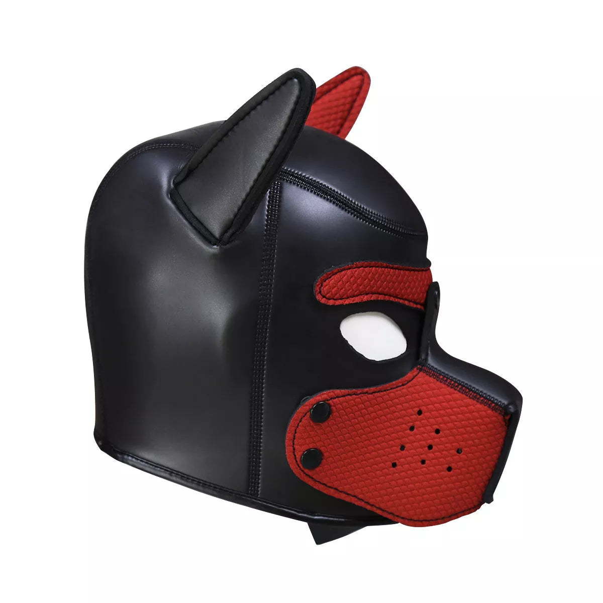 Adjustable CR Rubber Dog Headgear in multiple colors for secure fit