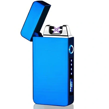 JL 315 rechargeable plasma lighter with windproof double arc technology and USB-C charging port