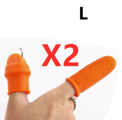 Ergonomic silicone blade protector for safe and efficient vegetable and fruit harvesting