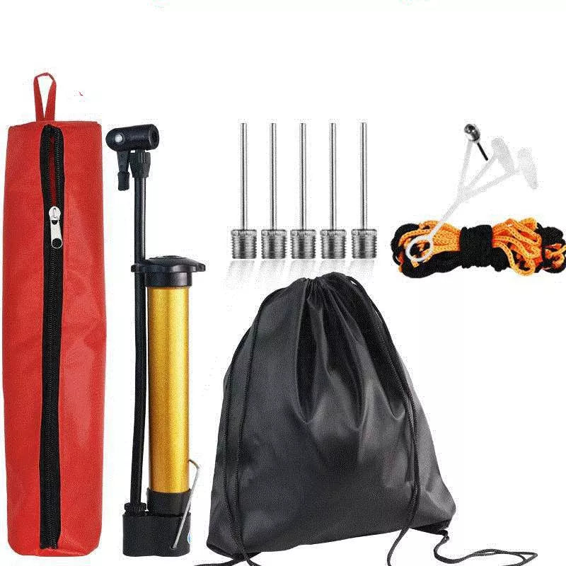 Basketball pump with multi-purpose air needles and accessories for sports equipment inflation
