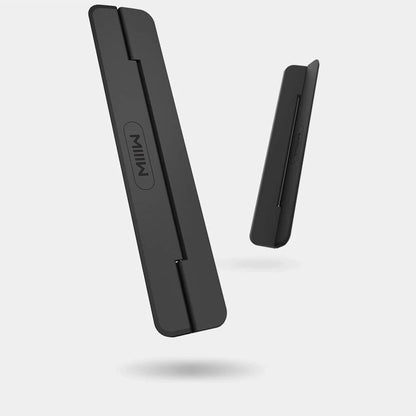 Portable laptop stand with 8° tilt angle for ergonomic neck protection