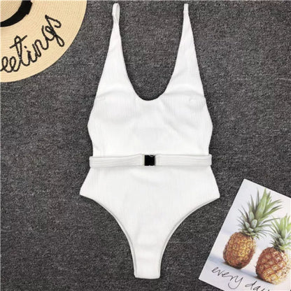 Women's white grid pattern swimsuit with vinylon fabric, available in multiple sizes and colors