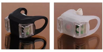 Waterproof mountain bike LED warning lights with quick-release design