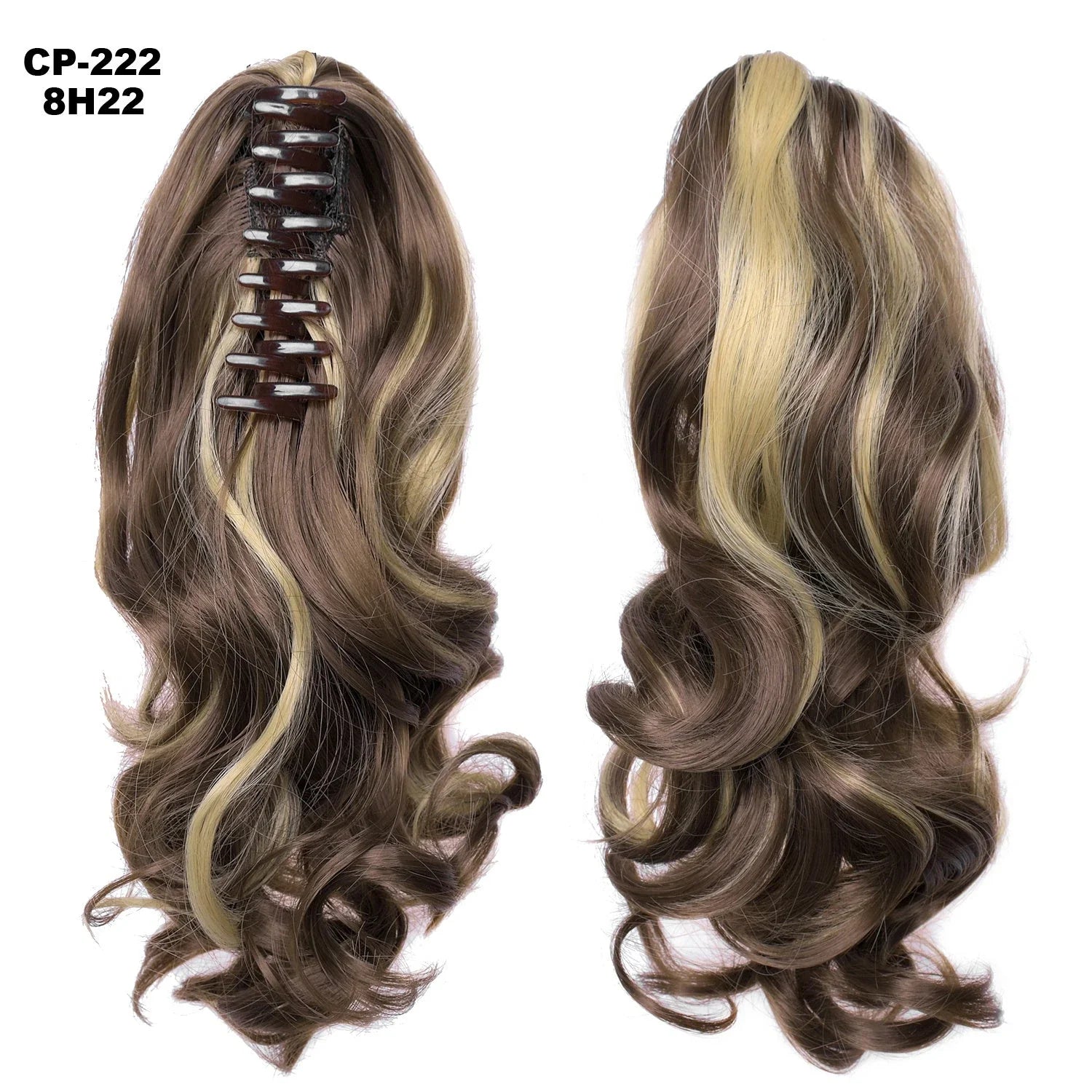 Stylish ponytail hair extension with natural-looking synthetic fibers for comfortable all-day wear