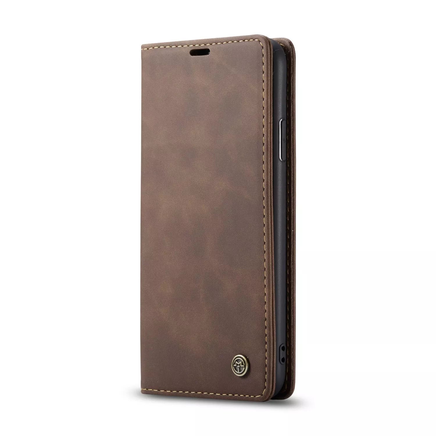 Caseme Vintage Flip Anti-Drop iPhone Case with built-in wallet holder in multiple colors