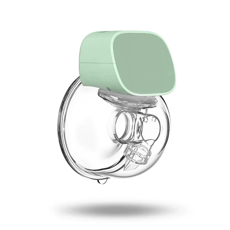 Hands-free, rechargeable electric breast pump with wearable design, quiet operation, and USB charging for busy moms