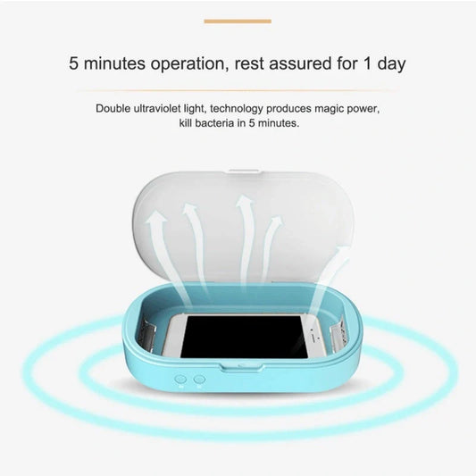 5V Double UV Phone Sterilizer Box with Aromatherapy Function