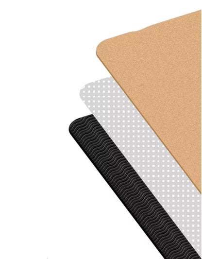 Cork Yoga Mat with double-sided non-slip surface for enhanced stability during yoga