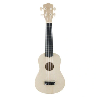 Hand-painted cherry blossom ukulele for beginners, 21 inches, basswood construction