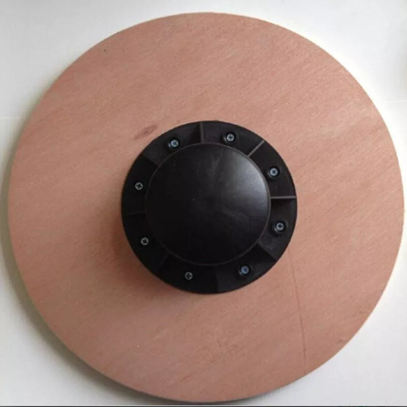 Wooden anti-skid balance board for fitness training with matte layer