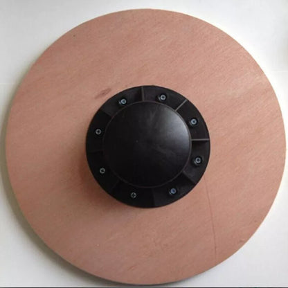 Wooden anti-skid balance board for fitness training with matte layer