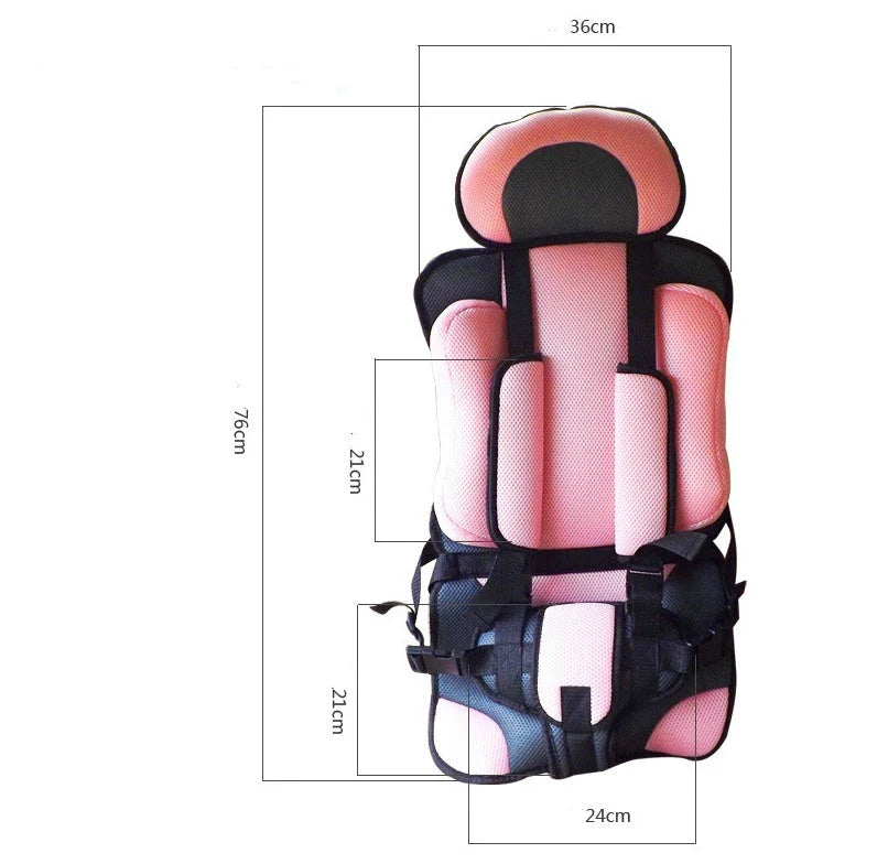 Premium Infant Car Seat with Adjustable Five-Point Harness, Breathable Mesh Fabrics, and Removable Cover for Comfort and Safety