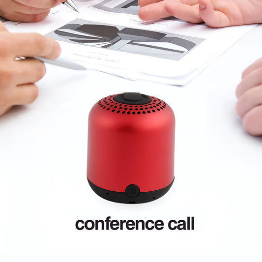Hieha XQ11 cylindrical portable Bluetooth speaker in black, gold, pink, red, or silver.