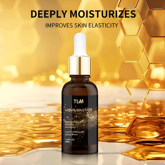 30ml facial moisturising solution bottle with glycerin and hyaluronic acid