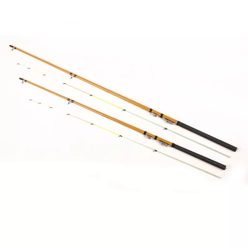 Blue FRP fishing rod boat raft rod with hard tuning, lengths 1.5m and 1.3m