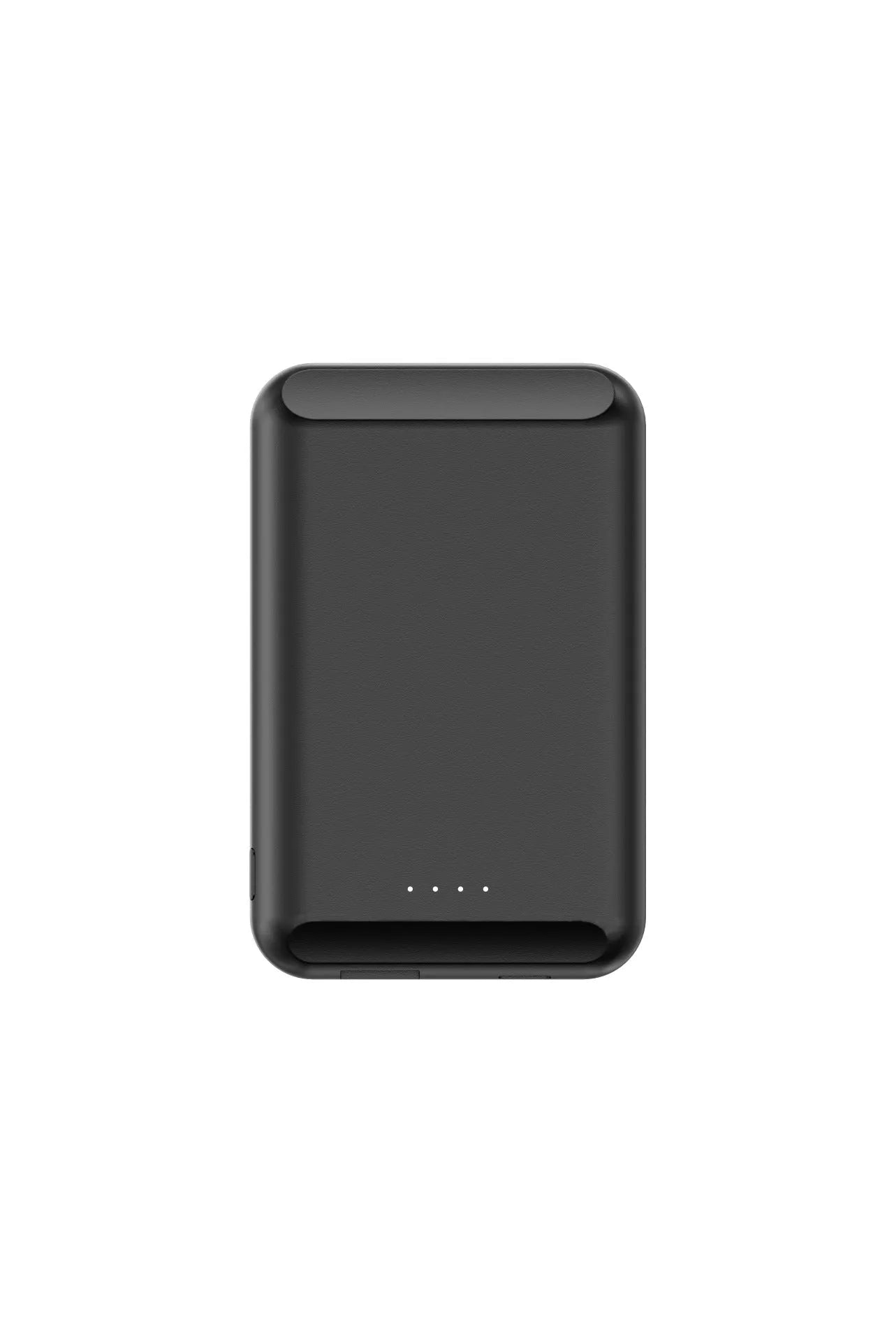 Son magnetic wireless power bank 5000mAh in black blue green pink white colours showing compact 85mm size