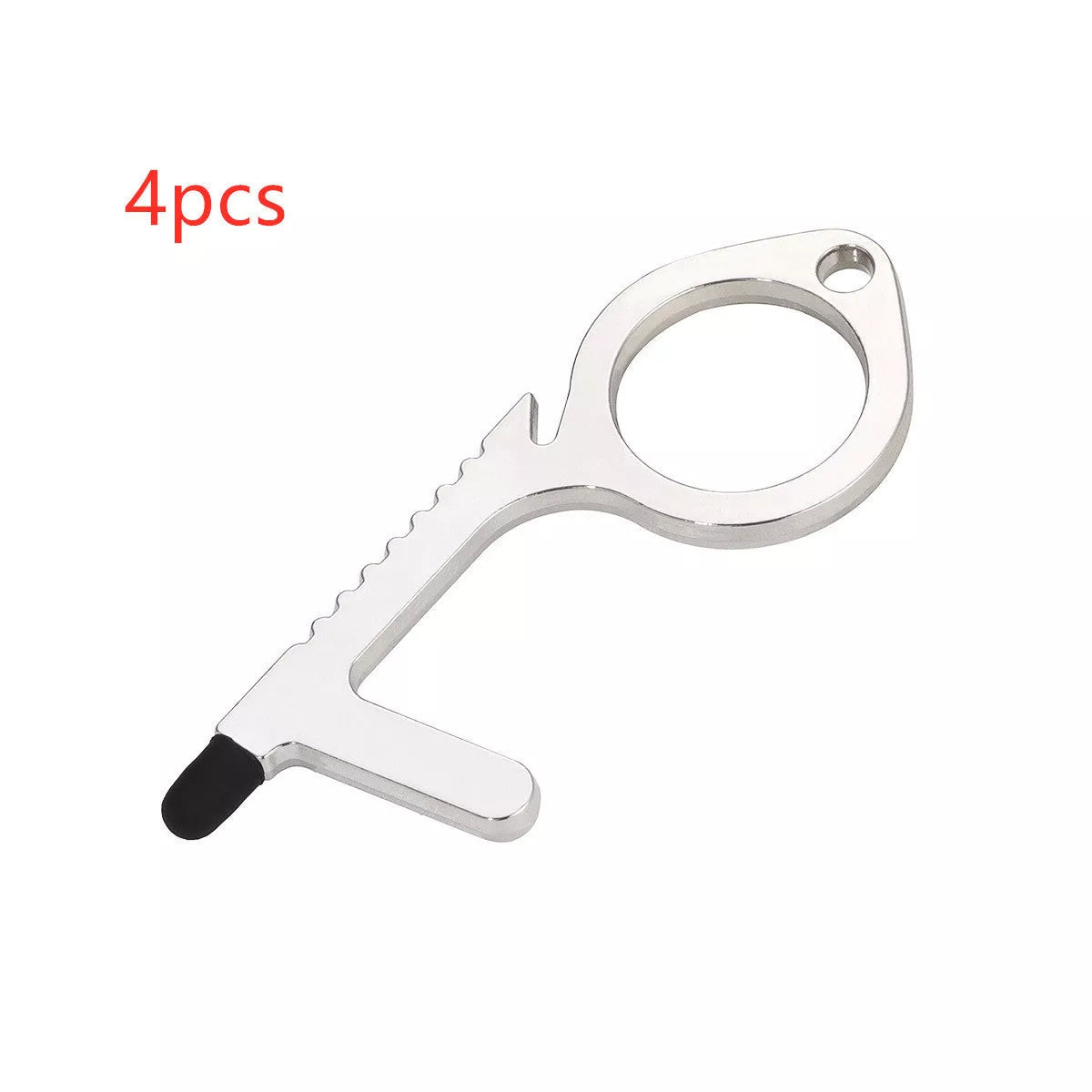 Alloy protective door opener keychain in various colors