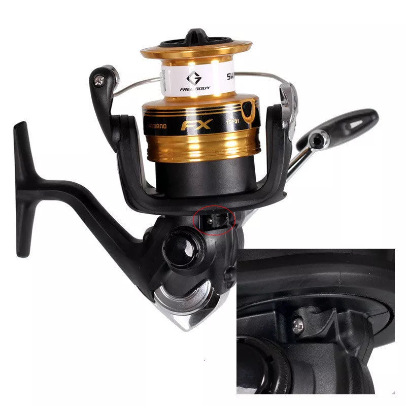 Long cast sea fishing reel in yellow, designed for saltwater durability and smooth retrieval