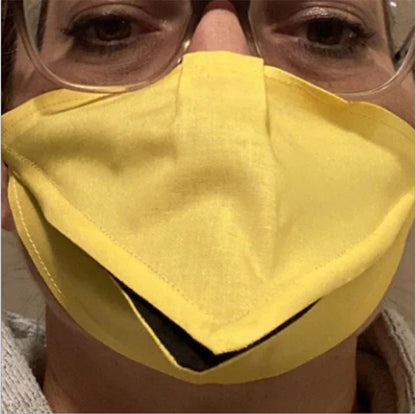 Charming duck-themed face mask made of soft, absorbent cotton for everyday protection and style