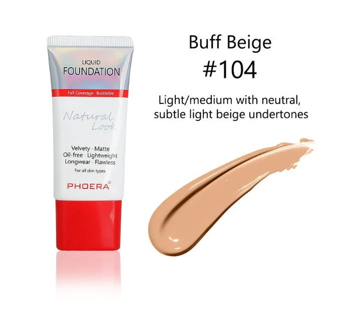 Matte Silky Liquid Foundation for a flawless, long-lasting matte finish