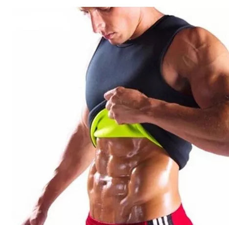 Men's Sports Vest Rubber Corset in multiple colors for body shaping and support