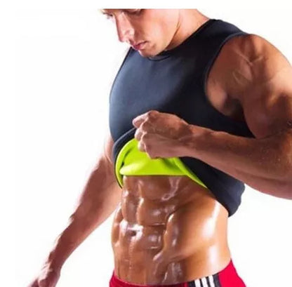 Men's Sports Vest Rubber Corset in multiple colors for body shaping and support