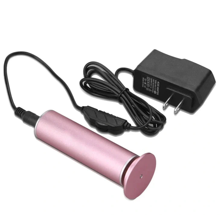Rechargeable electric pedicure foot care tool with sandpaper disks for smooth feet
