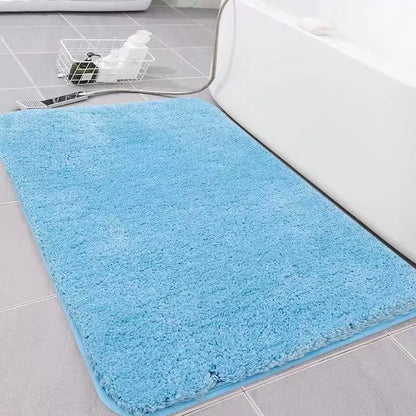 Polyester fiber doormat in various colors and sizes for home entryways