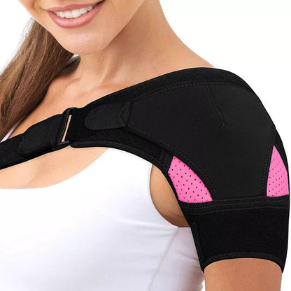 Breathable neoprene sports shoulder pads for basketball players with ice pack pockets