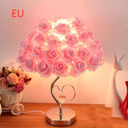 220V Wedding Decoration Lamp with Creative Roses Flower Design for romantic home lighting