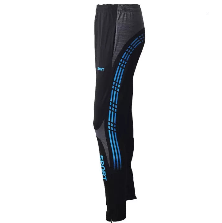 Men's straight-leg fitness pants with fast-dry technology in various colors