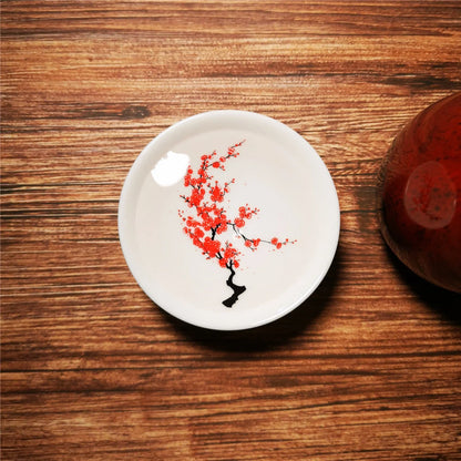 Magic Sakura Cup - Japanese color-changing ceramic teacup with sakura design