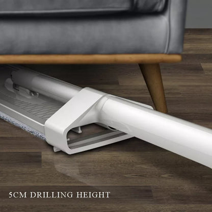 Spray Flat Mop with no hand wash feature and stainless steel bar for efficient cleaning