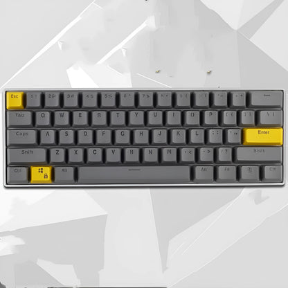 PBT transparent keycap set with matte texture and OEM height for RK61, GANSS ALT61, GH60 and I610T keyboards