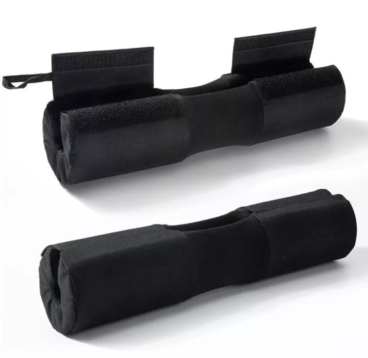 Black Shoulder and Neck Barbell Sponge Cover for weightlifting and squats