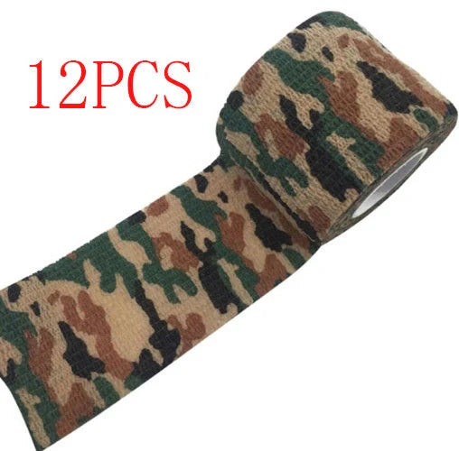 Camouflage Non-woven Elastic Bandage with self-adhesive feature for secure wound coverage