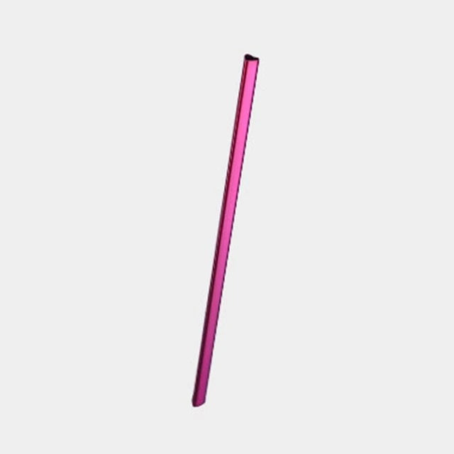 Premium heart-shaped reusable metal drinking straws for bubble tea and other beverages