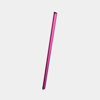 Premium heart-shaped reusable metal drinking straws for bubble tea and other beverages